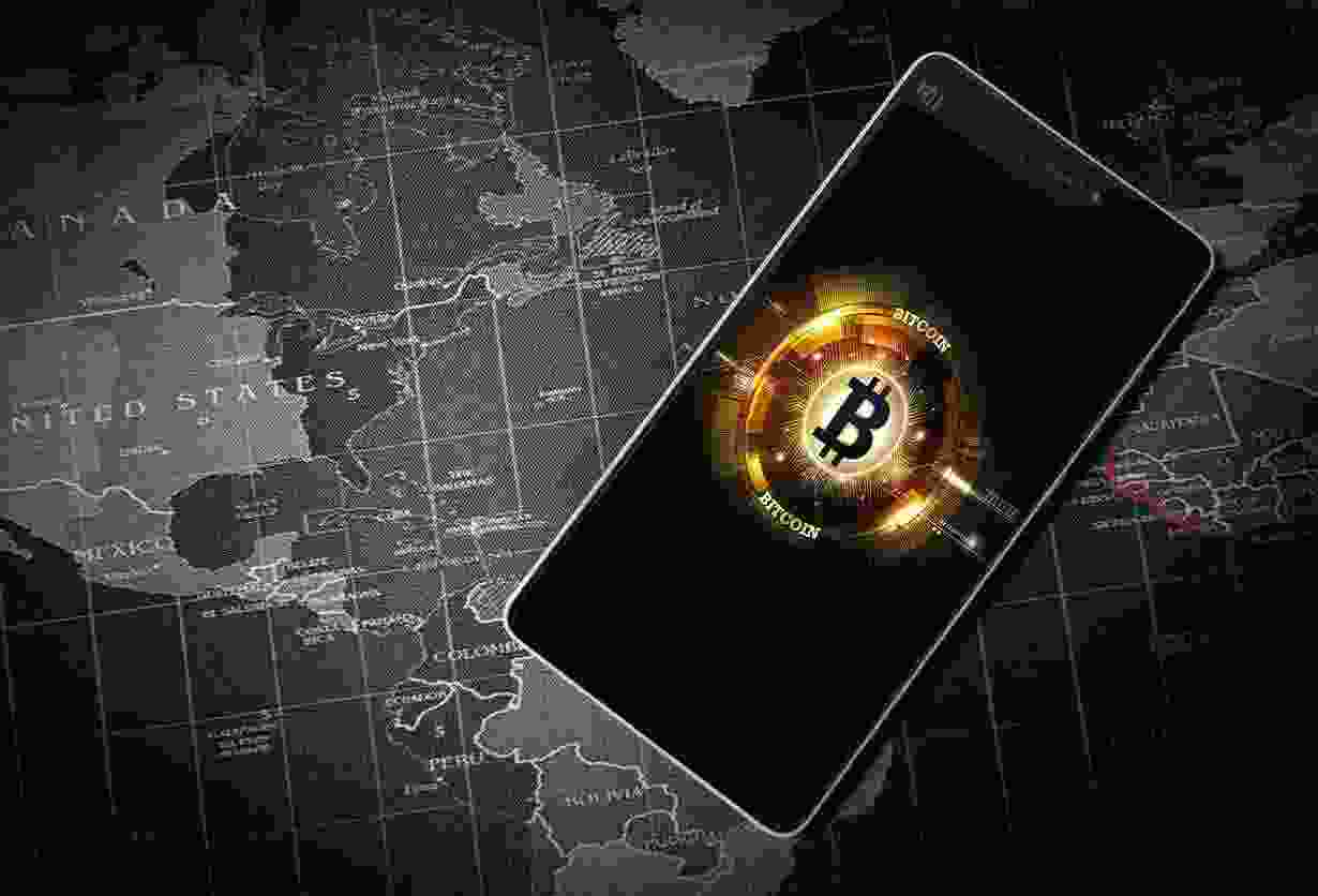 Illustration showing a blockchain developer testing Flash BTC and USDT transactions on a laptop screen.