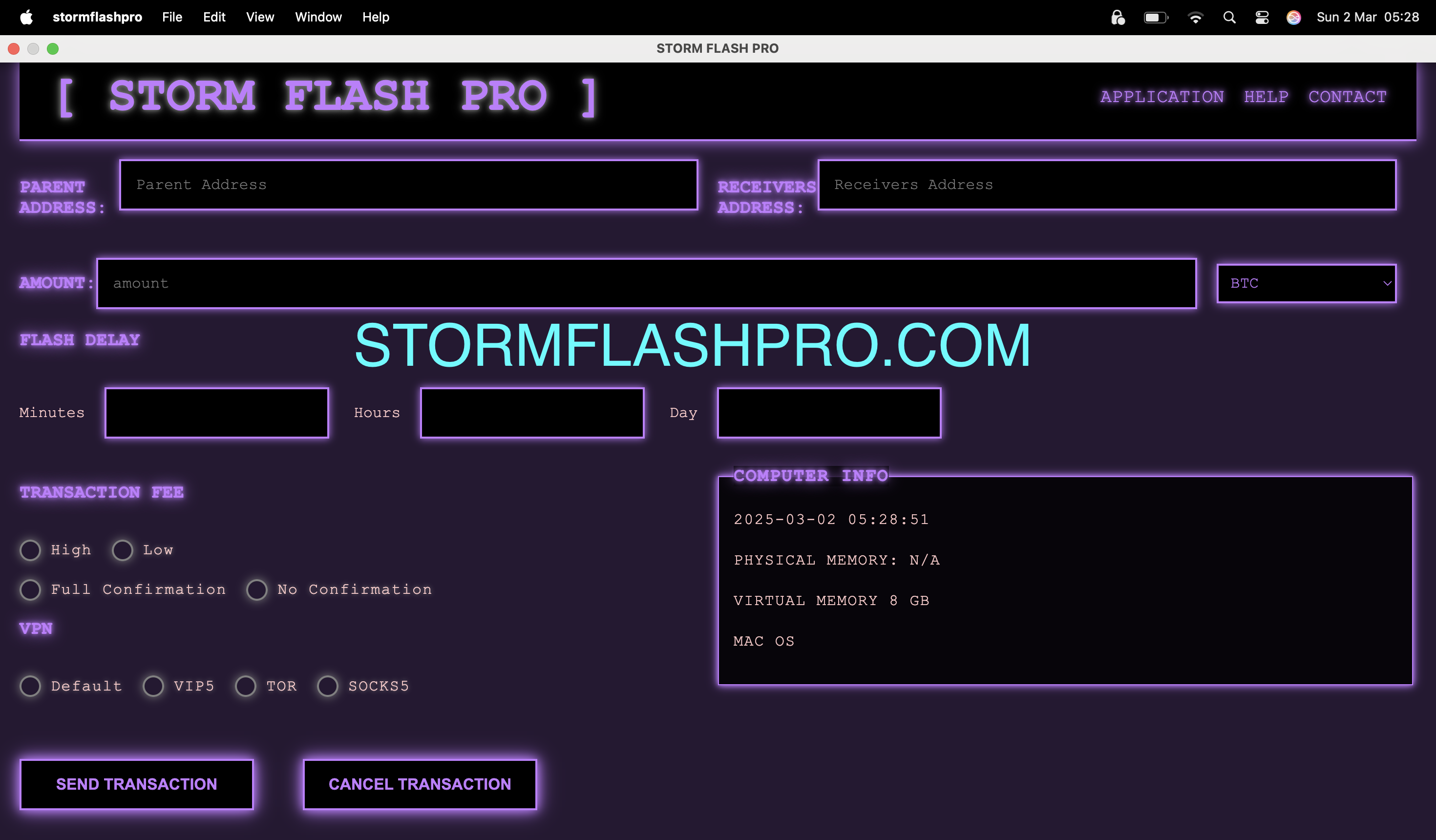 Crypto Flash Software, storm flash pro