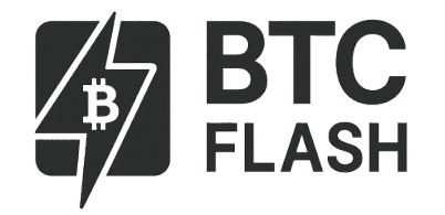 **Alt text:** Screenshot of a flash Bitcoin tool interface showing simulated BTC transaction details for development and testing purposes.